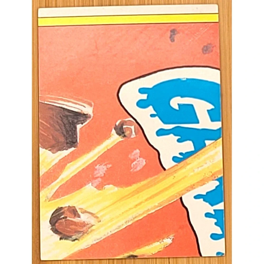 1986‎ TOPPS GARBAGE PAIL KIDS ASHLEY TRAY 231A WHITE DOTS IN NAMEPLATE ERROR